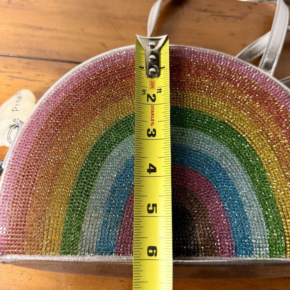 Betsey Johnson Kitsch Over The Rainbow Crossbody Bag BJ32930P Pride